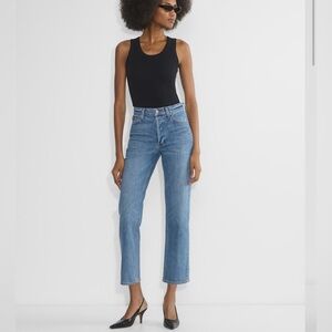 Aritzia Denim Forum Women’s Arlo Straight Jeans Size 27 Long